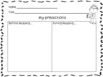 Reading Responses By First Grade Wonderland Tpt