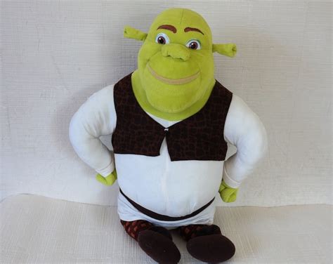 Large Vintage Shrek Character Plush Toy 21 Inch Plushie Authentic