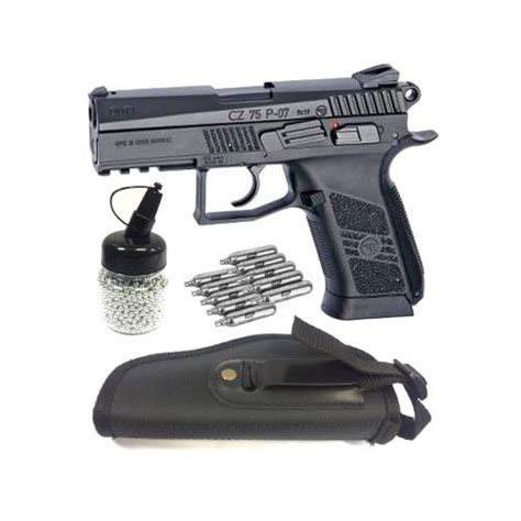 Asg Cz 75 P07 Duty 45mm Bb Pistol Combo 3 Blades And Triggers