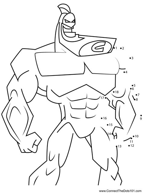 Crimson Chin Fairly Odd Parents Dot To Dot Printable Worksheet