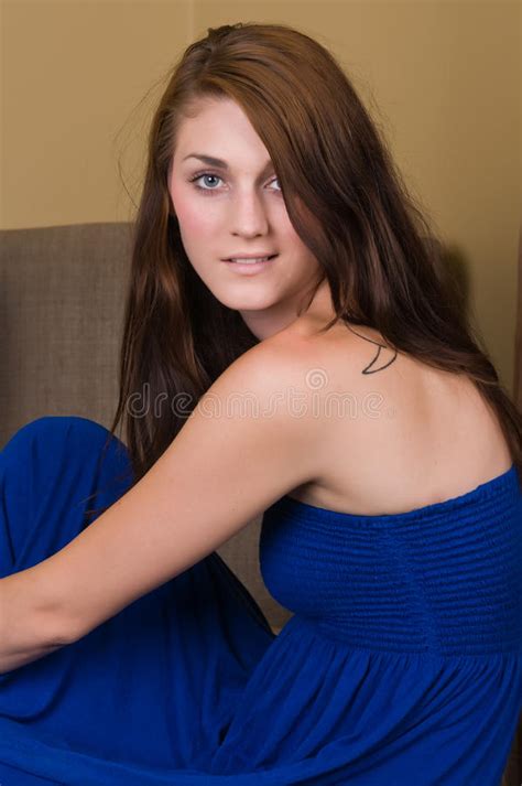 Brunette Sitting Nude Stock Photo Image Of Woman Nude 77300300