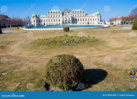 Belvedere Palace and Museum in Vienna, Austria Stock Image - Image of ...