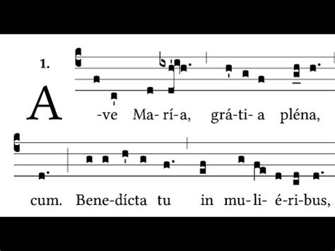 Ave Maria Gregorian Chant YouTube