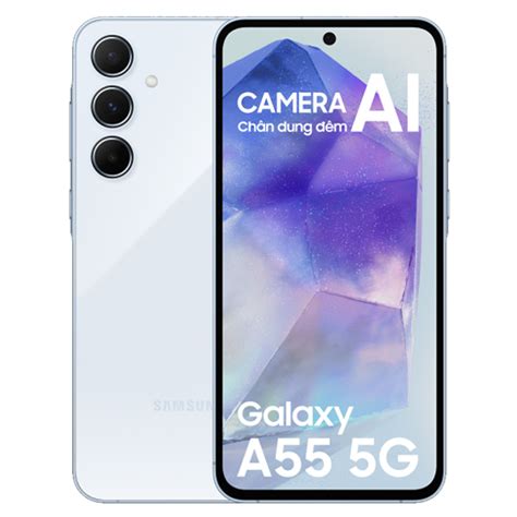 Điện thoại Samsung Galaxy A55 5G A556E 8 128G Xanh Nhạt DM