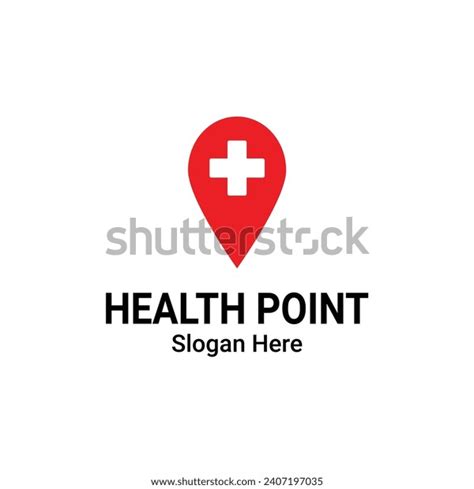 Blood Location Logo Point Sign Template Stock Vector Royalty Free