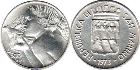 San Marino 500 Lire Coins Values Online Free Catalog With Images