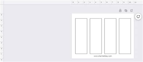 How To Make Your Own Blank Bookmark Template Printable In Canva