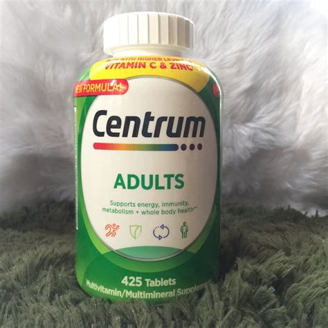 Centrum Adults Multivitamin 425 Tablets Shopee Philippines