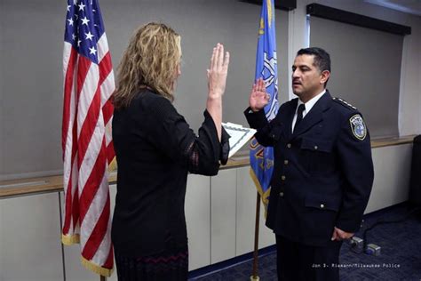 Alfonso Morales Formally Sworn In As Milwaukees Interim Police Chief