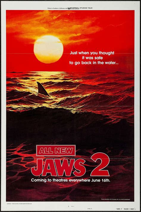 Jaws 2 movie poster – Dangerous Universe