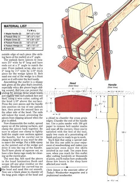 Woodworking Mallet - woodworking projects