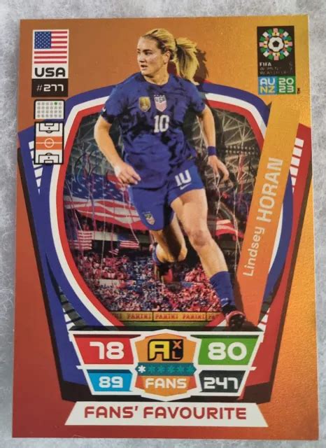 Panini Womens World Cup Trading Card Lindsey Horan Fan S