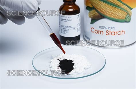 Photograph Iodine Test For Starch Science Source Images