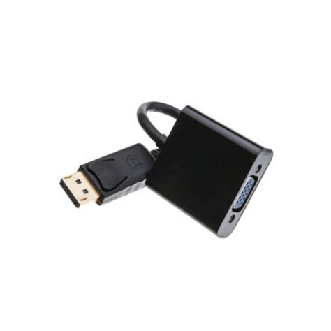 Cablu Adaptor Displayport Tata La VGA Mama Negru