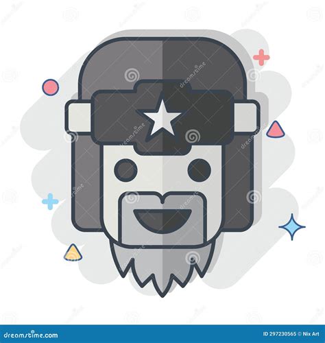 Icon Russia Hat Related To Russia Symbol Comic Style Simple Design