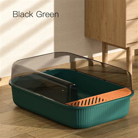 Mycatpuppyshop Large Capacity Cat Litter Box – Barkermeow