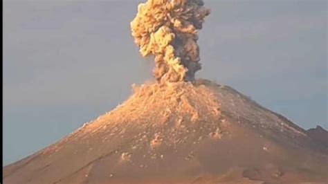 Impresionante Explosi N De Volc N Popocat Petl Video