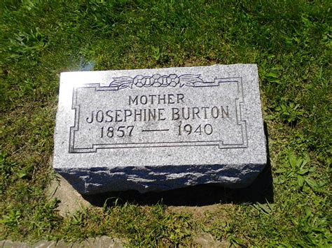 Josephine Kistler Burton 1857 1940 Monumento Find A Grave