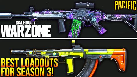 WARZONE Top 10 BEST LOADOUTS For SEASON 3 WARZONE Best Meta Loadouts