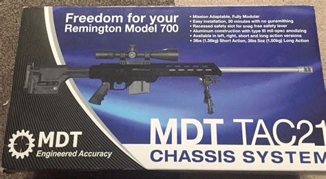 Mdt Tac21 Chassis System For Remington Short Action Tan Right Hand Price Drop Carolina