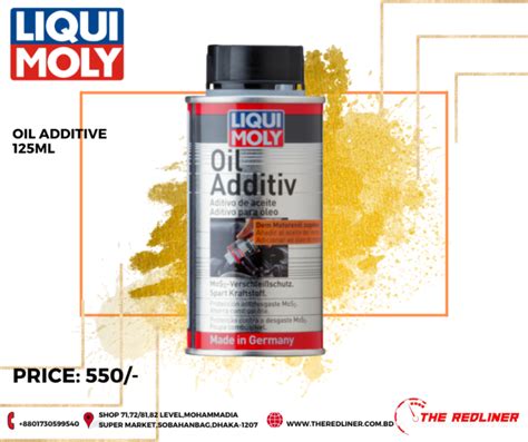 LIQUI MOLY OIL ADDITIVE 125ML THE REDLINER