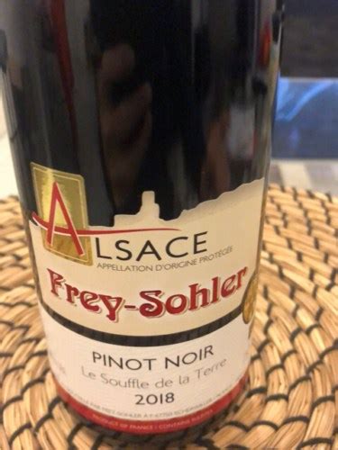 Frey Sohler Le Souffle De La Terre Pinot Noir Vivino France