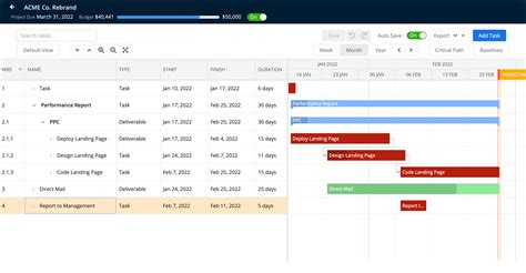 Gantt Chart Overview Kantata Knowledge Base