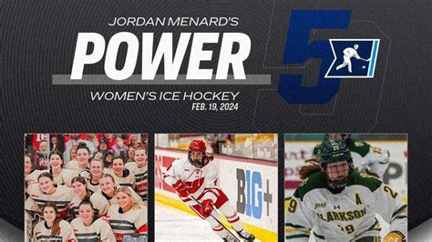 Wcha Champs Remain Atop Power 5 Heading Into The Final Weekend Of The Regular Season