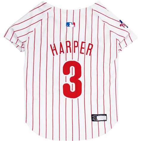 Philadelphia Phillies Bryce Harper White Player Pet Jersey