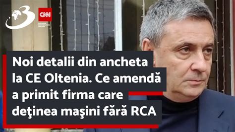 Noi detalii din ancheta la CE Oltenia Ce amendă a primit firma care