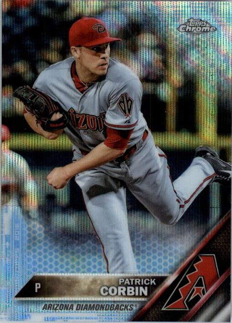 2016 Topps Chrome Blue Wave Refractors 49 Patrick Corbin 75 EBay