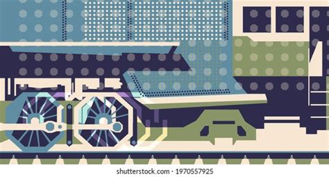 Retro Train Poster Vector Colorful Illustration Stock Vector (Royalty ...