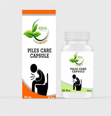 Piles Care Capsule Grade Standard Food Grade Packaging Type Plastic