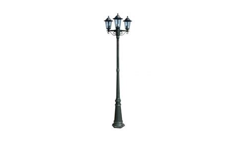 Lampadaire extérieur triple noir Stylashop Achat Vente lampadaire