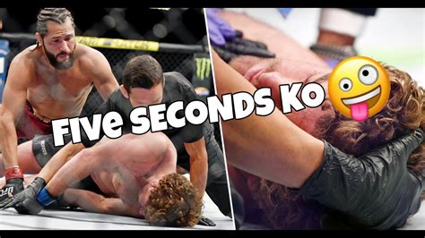 Jorge Masvidal Fastest Knockout Record In UFC History - YouTube