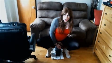 Huge Anal Toy Play For Crossdresser