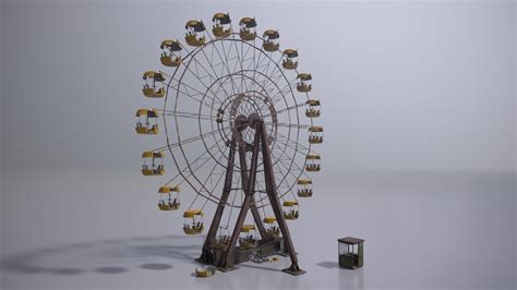 Pripyat Ferris Wheel - 3D Model by leon017