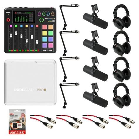 Rode Rodecaster Pro Ii Sm B Person Podcasting Bundle In Dual