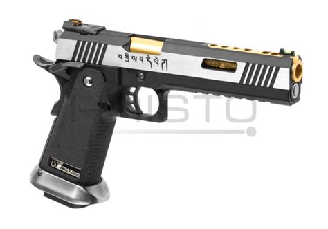 Airsoft Pi Tolj We Hi Capa Force A Gold Cijev Full Metal Gbb Gas