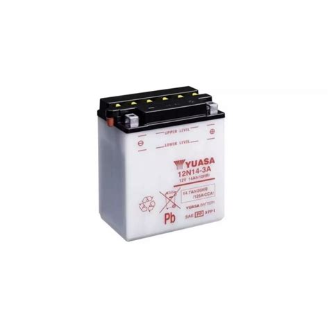 Yuasa 12n14 3a High Performance Conventional Without Acid Low Maintenance Motorcycle Battery