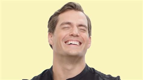 Henry Cavill Laughing