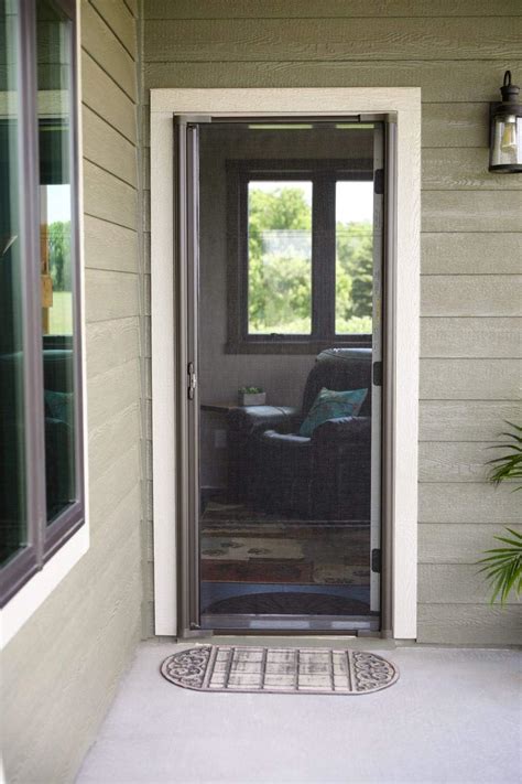 Brisa Sandstone Retractable Screen Door 81 Single Amazon