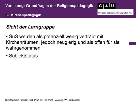 Vorlesung Grundfragen der Religionspädagogik ppt herunterladen