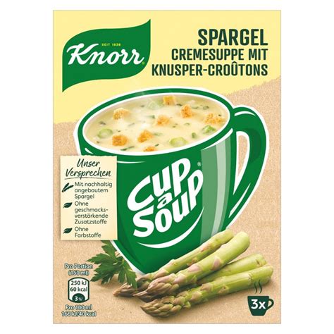 Knorr Cup a Soup Spargelcreme Suppe mit Knusper Croûtons 3 Stk online