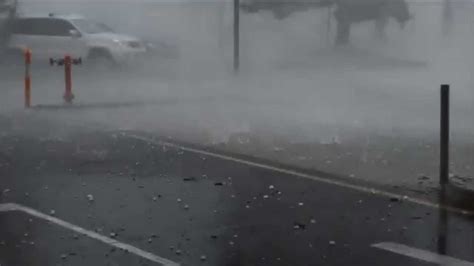 Brisbane Hail Storm Video 2 University Of Queensland St Lucia 27