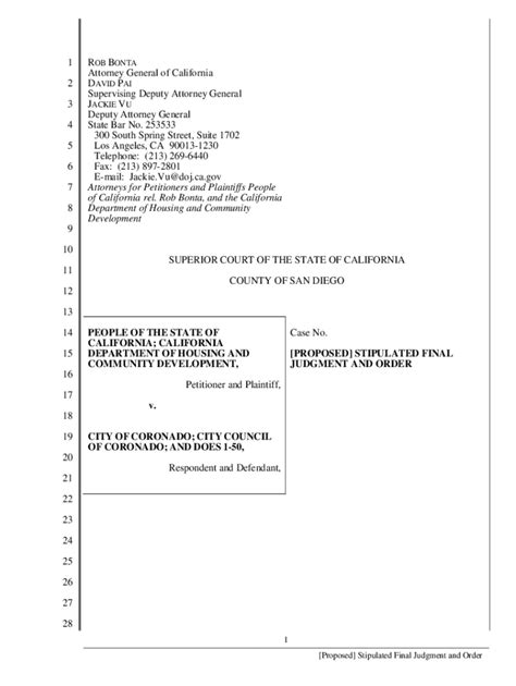 Fillable Online Oag Ca Petition For Writ Of Mandate And Complaint For