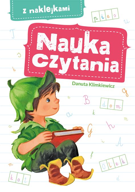 Nauka czytania z naklejkami Danuta Klimkiewicz książka TaniaKsiazka pl