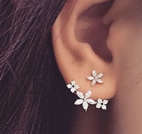 Diamond Earring Jackets Ear Jacket Earring Diamond Earing Jacket