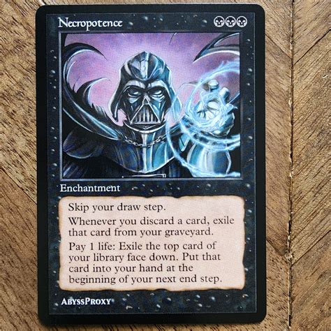 Necropotence B Mtg Proxy Abyss Proxy Shop Enhance Your Commander