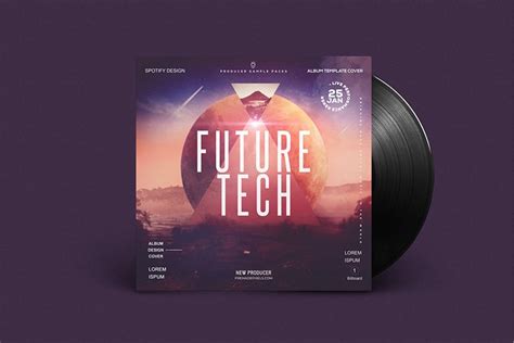 8 Futuristic Album Cover Art Templates For Your Next Album